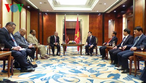 ປະທານປະເທດເຈືອງເຕີນຊາງສິ້ນສຸດການເຂົ້າຮ່ວມAPEC23ຢູ່ຟີລີບປີນ